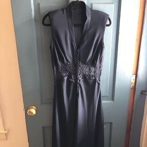 Long Formal Dress - JARLO - Color Navy Blue - Maxi dress